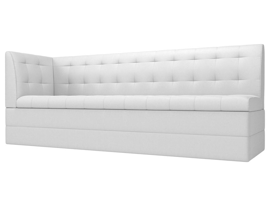 Диваны угловые кухонные, Кухонный диван Бриз с углом слева, экокожа