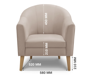 Кресло для отдыха Арти, микровелюр