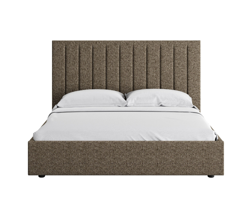 Кровати с мягким изголовьем, Кровать Ingrid 1800 Жаккард