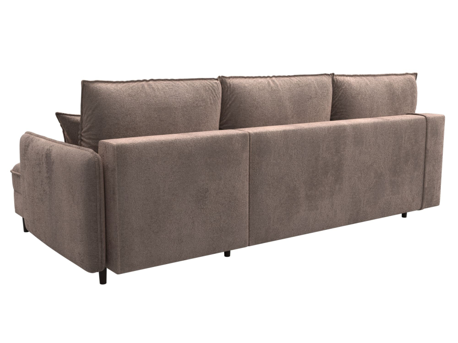 Диваны угловые в гостиную, Диван угловой Лига-064 НПБ угол универсальный, велюр TOWER