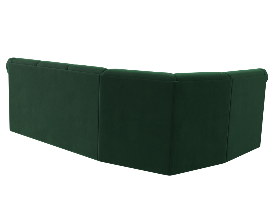 Диваны угловые в гостиную, Диван угловой Карнелла левый угол, велюр