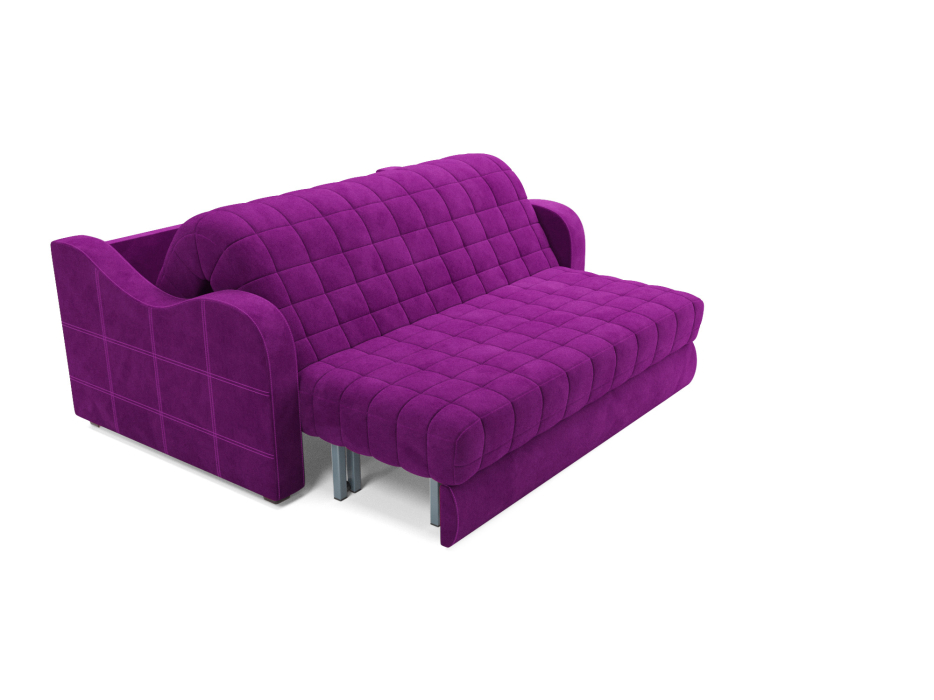 Диваны с ящиком для белья, Диван аккордеон Барон №4 ППУ 120х200 Микровелюр