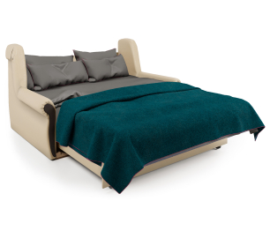 Диван-кровать Аккорд М 100, экокожа/шенилл