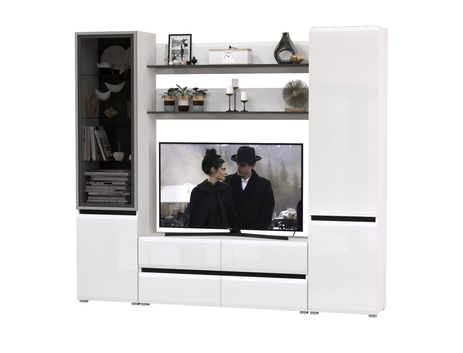 Стенки для гостиной, Модульная стенка в гостиную Сидней № 69