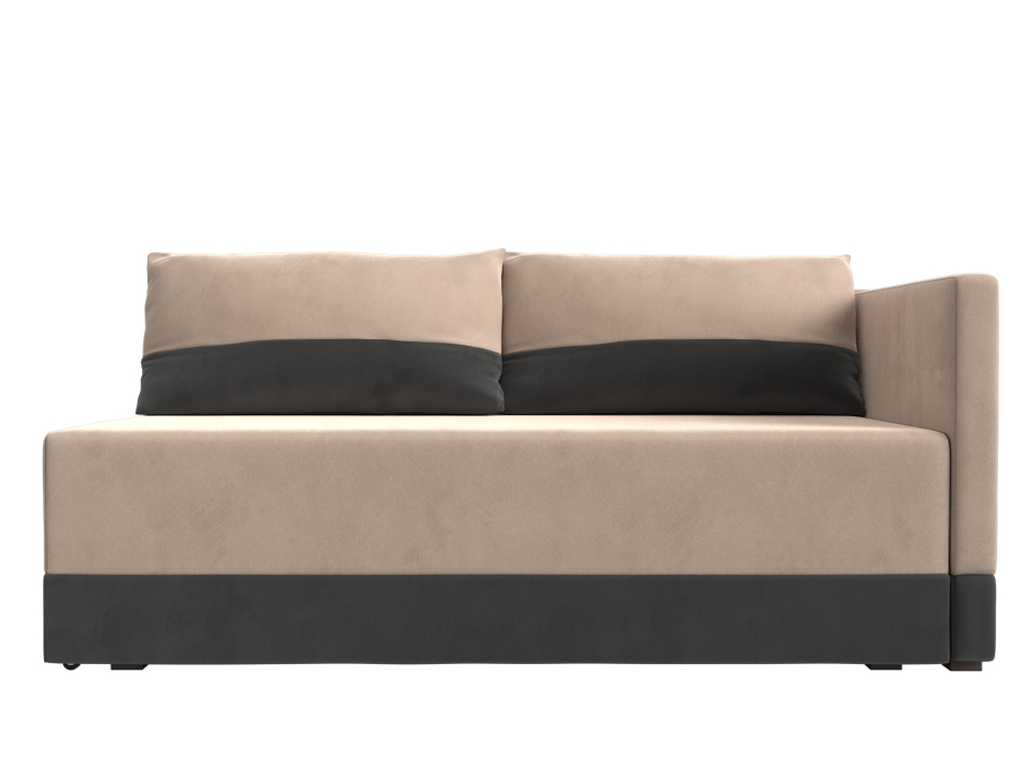 Кушетка диван, Кушетка Никас правая, велюр