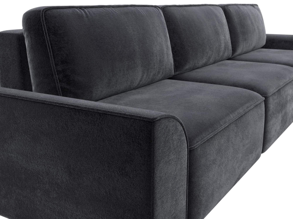 Диваны еврокнижки, Диван прямой Лига-048 НПБ Лонг, велюр TOWER