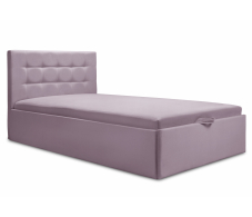 Мягкая кровать, Кровать тахта Слип 90 с подъемным механизмом, микровелюр