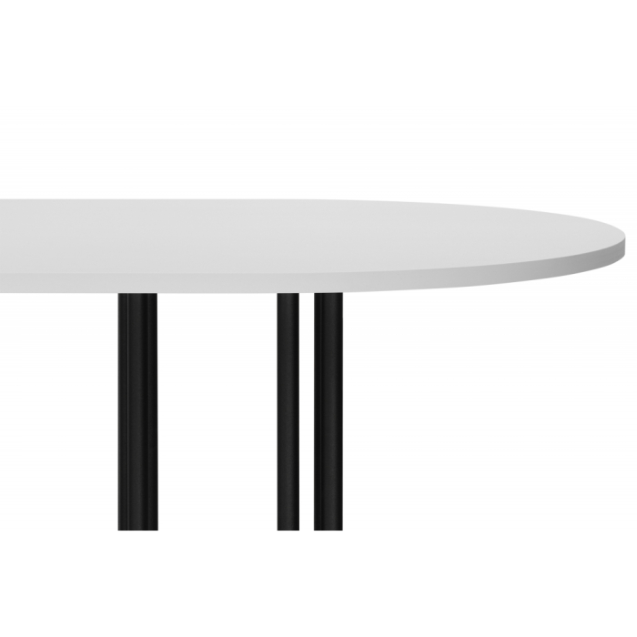 Обеденные столы, Стол Хьюго О 200 х 90 (черные ноги)