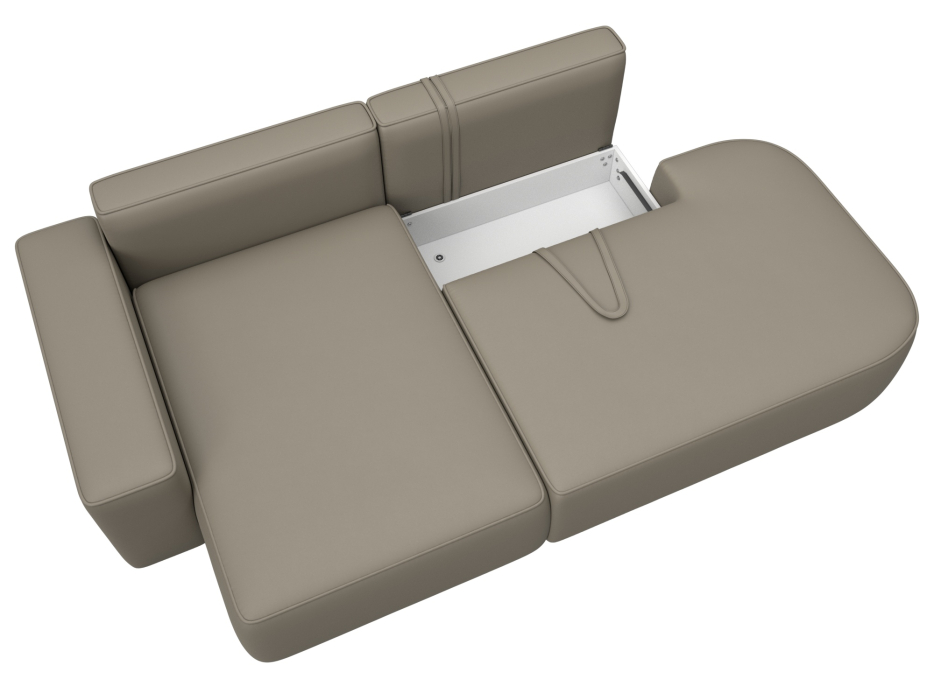 Диваны угловые в гостиную, Диван угловой Лига-065 угол левый, экокожа GRIFON