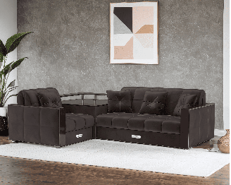 Диван угловой Прага НПБ Бархат