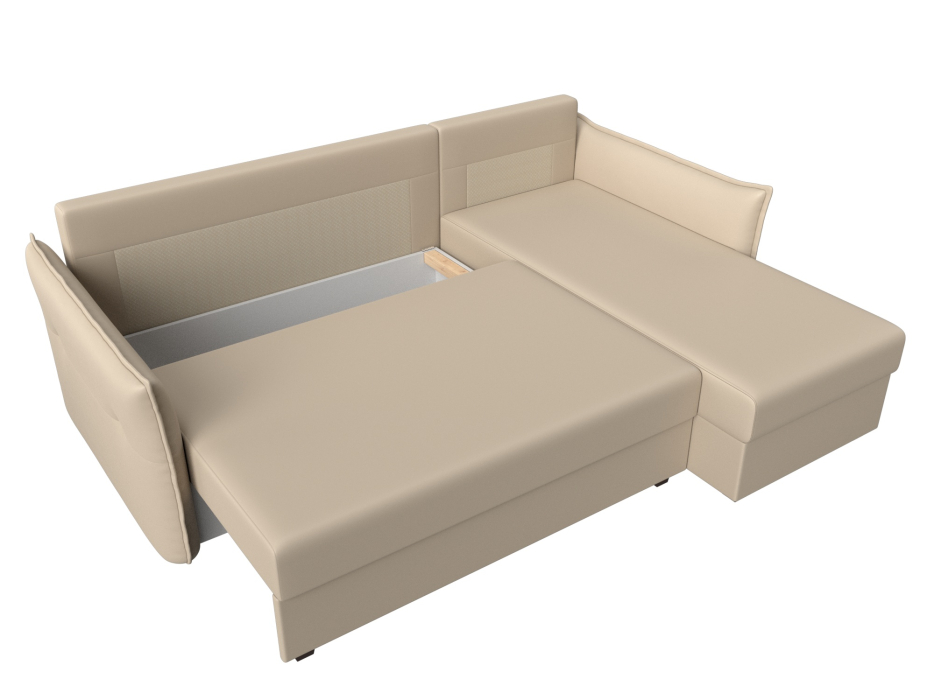 Диваны угловые в гостиную, Угловой диван Лига-004 правый угол, экокожа