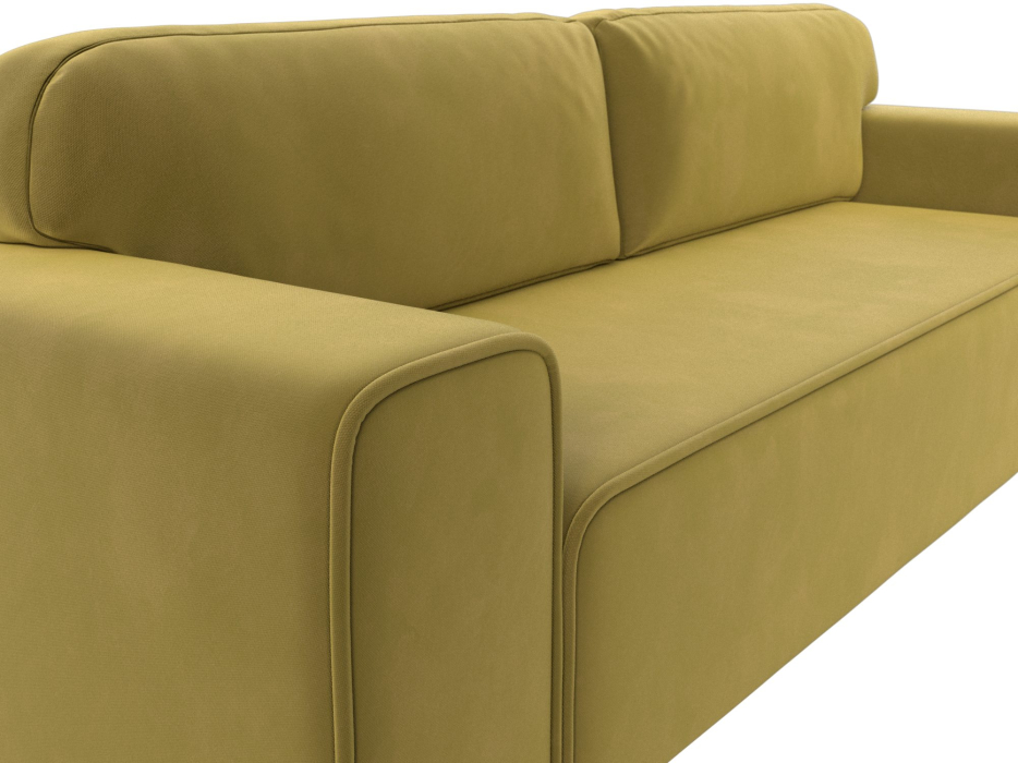 Диваны с ящиком для белья, Прямой диван Лига-029, микровельвет