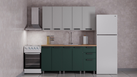 ГК Аленушка 1,6м Магнолия (без столешницы)