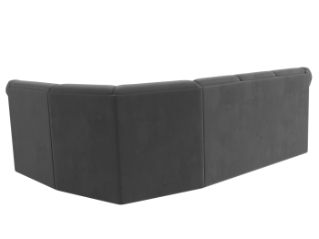 Диван угловой Карнелла правый угол, велюр