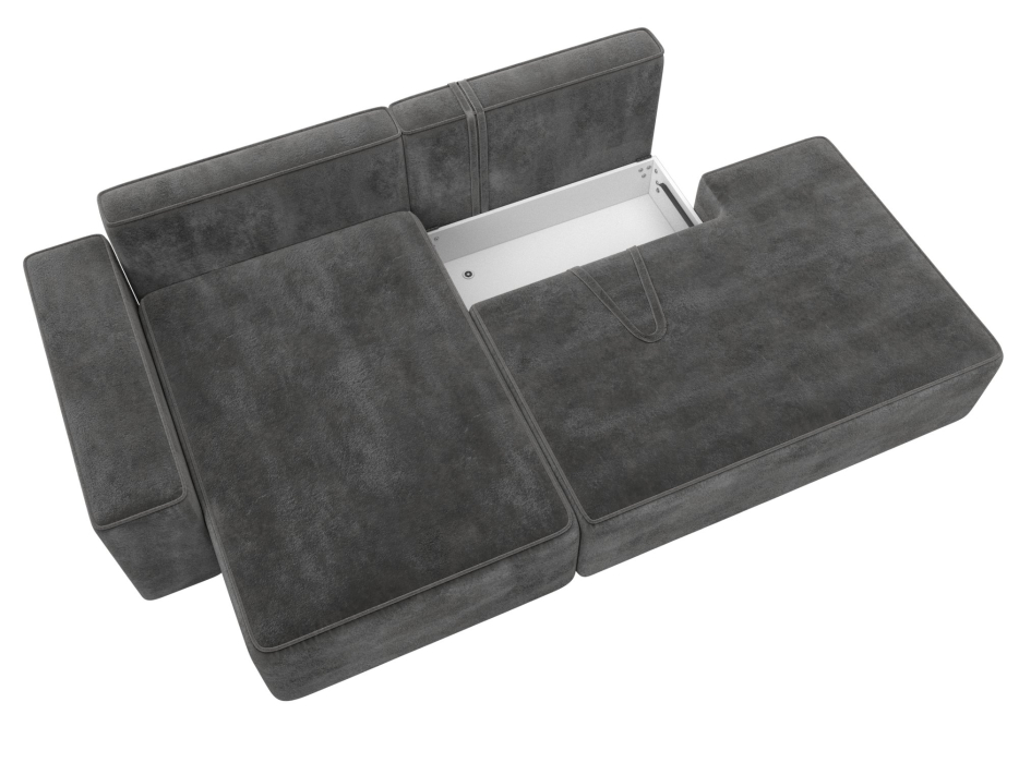 Диваны угловые в гостиную, Диван угловой Лига-079 угол левый, велюр TOWER