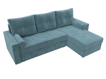 Диван угловой Верона Лайт правый угол, велюр