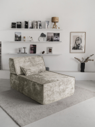 Бескаркасная оттоманка Клайд,плюше