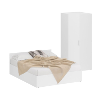 Спальные гарнитуры, Кровать двуспальная 1600 с угловым шкафом Стандарт