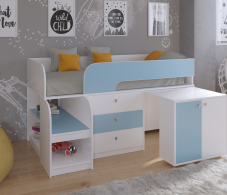 Кровати-чердаки, Кровать-чердак Астра 9 V7 Белый