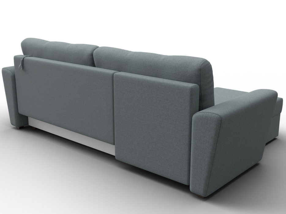 Диваны угловые в гостиную, Угловой диван Амстердам Лайт левый угол, рогожка Амур