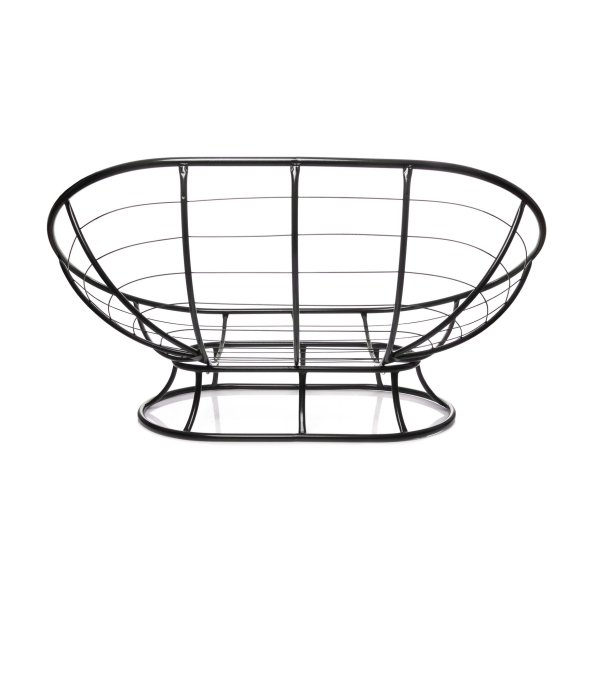 Диваны, Диван МАМАСАН без ротанга чёрный металл