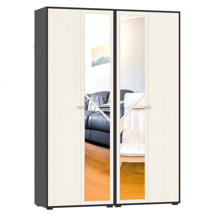 Шкафы распашные, Шкаф 4-х створчатый Камелия