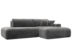 Диваны угловые в гостиную, Диван угловой Лига-036 НПБ Модерн правый угол, велюр TOWER
