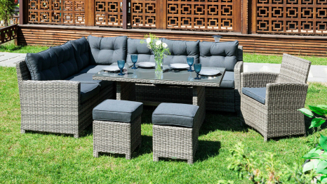 Угловой комплект Genry из искусственного ротанга