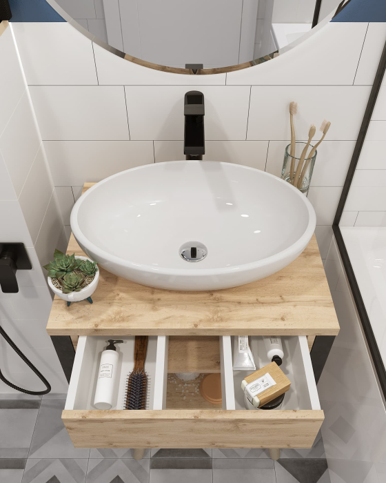 Ванная, Тумба 1Marka GRUNGE LOFT 60П