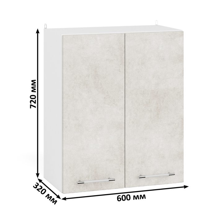 Навесные, Шкаф навесной кухонный 60 см. Мебель 24 ШВ600