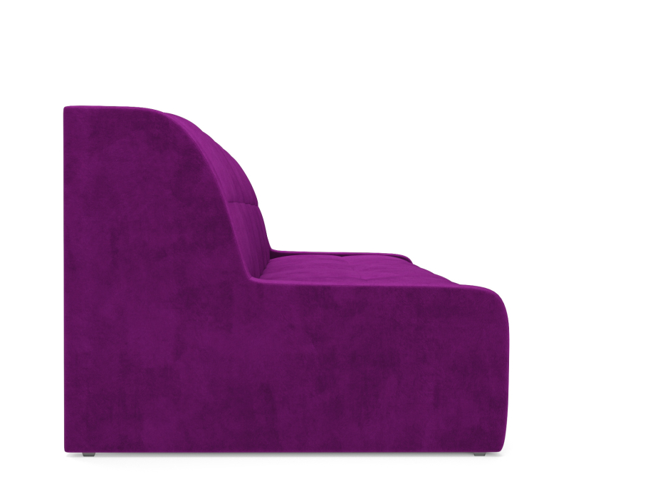 Диваны с ящиком для белья, Диван аккордеон Барон №6 НПБ 120х200 Микровелюр