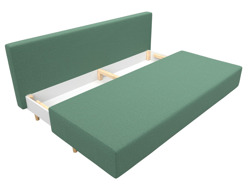 Диваны еврокнижки, Диван прямой Лига-033, рогожка Амур