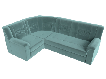 Угловой диван Карелия левый, велюр