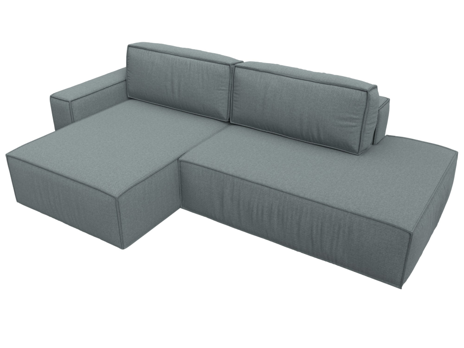 Диваны угловые в гостиную, Диван угловой Прага Модерн левый угол, рогожка Амур