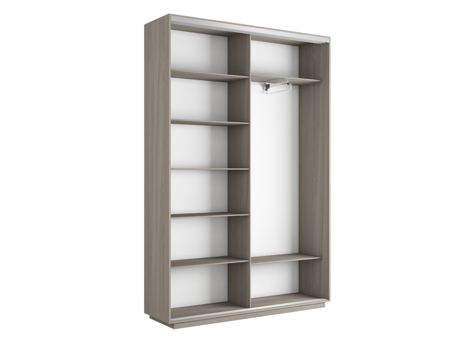 Шкафы-купе 2-х дверные, Шкаф-купе Экспресс Элемент дуо 2200 x 1600 x 450