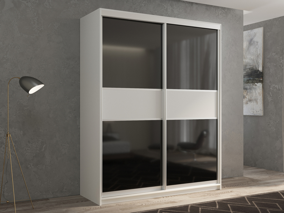 Шкафы-купе 2-х дверные, Шкаф-купе 2х дверный Кааппи 12 160х45