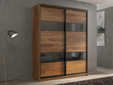 Шкафы-купе 2-х дверные, Шкаф-купе 2х дверный Кааппи 7 140х60