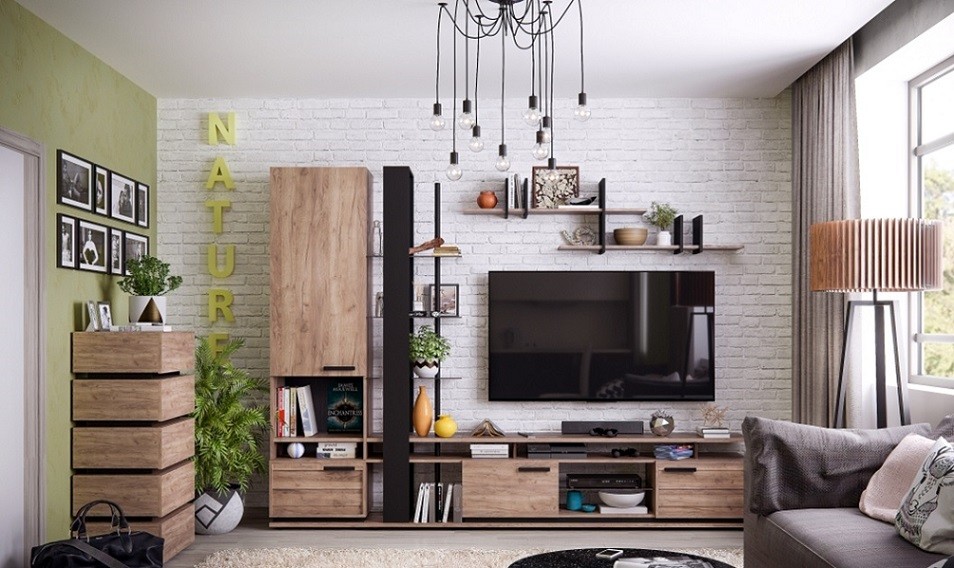 Стенки для гостиной, Гостиная Nature. Комплект 2