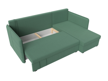 Угловой диван Слим правый угол, рогожка Амур