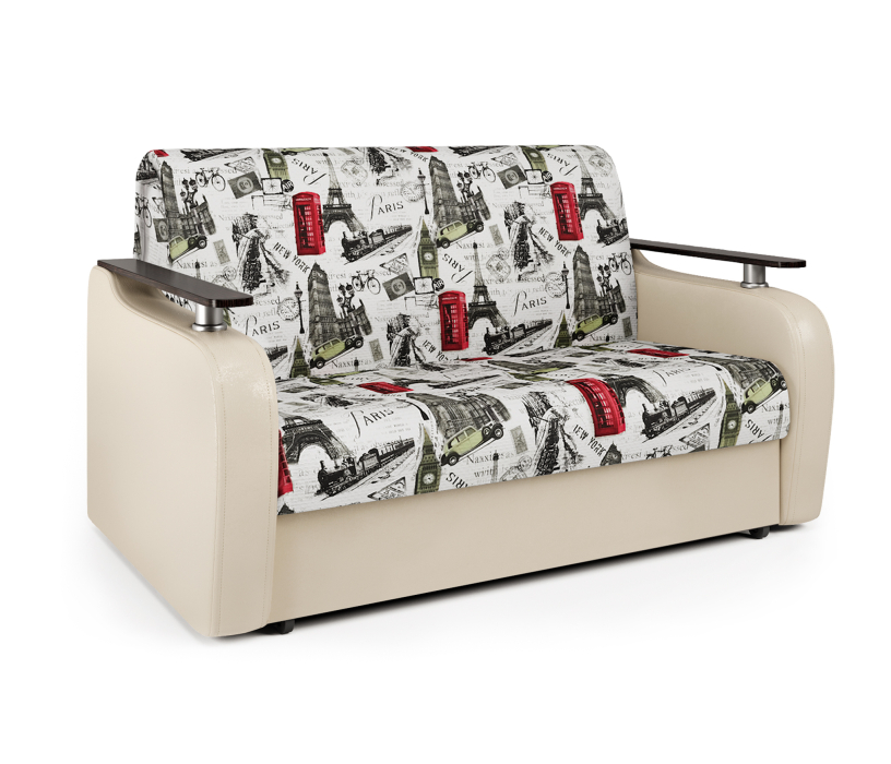 Детские диваны, Диван-кровать Гранд Д 160, велюр/экокожа