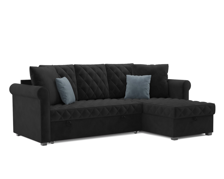 Диваны угловые в гостиную, Диван угловой Берлин (Велюр)