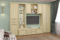 Стенки для гостиной, Модульная гостиная Карина композиция 21