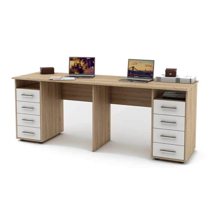 Прямые, Письменный стол Остин 18 для двоих