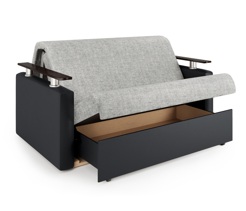 Диваны с ящиком для белья, Диван аккордеон Шарм 120,шенилл