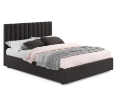 Двуспальные, Мягкая кровать Olivia 1600 ортопедическая с матрасом PROMO