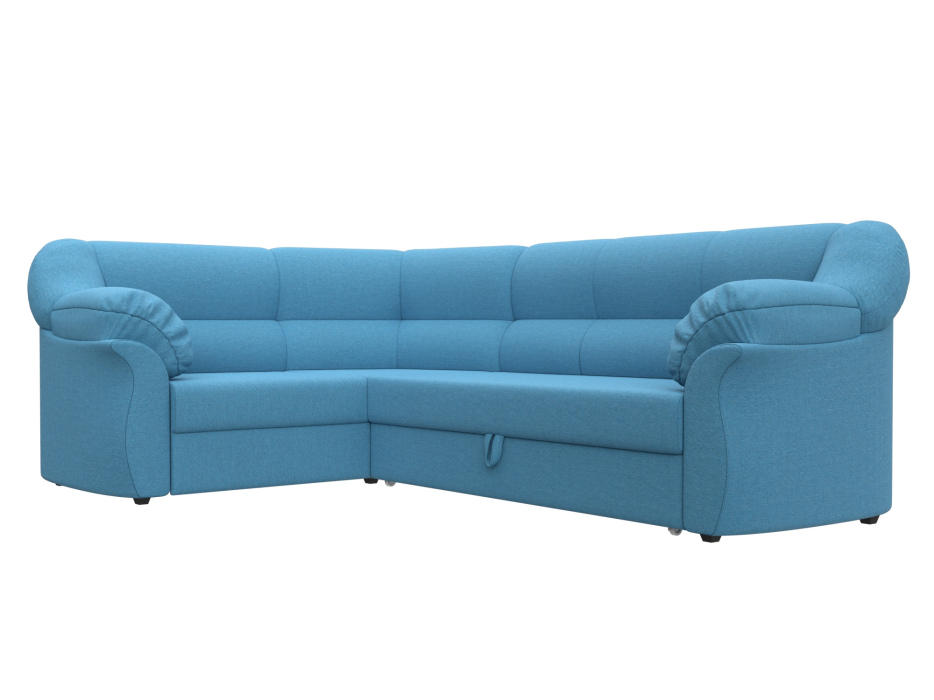 Диваны угловые в гостиную, Диван угловой Карнелла левый угол, рогожка Амур