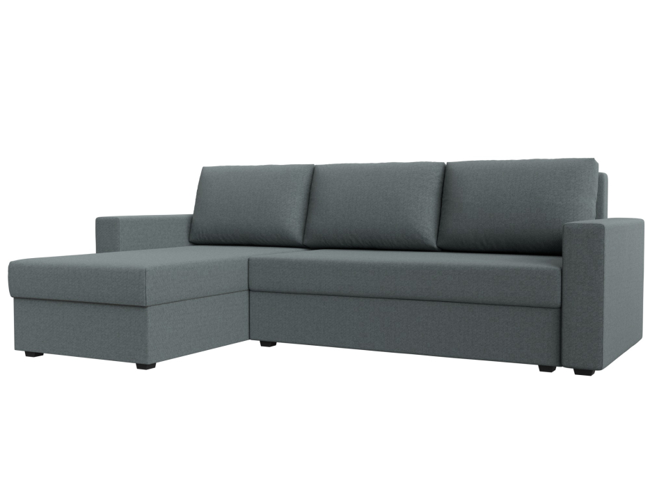 Диваны угловые в гостиную, Угловой диван Траумберг Лайт левый угол, рогожка