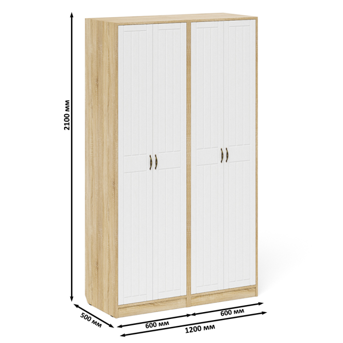 Прихожие, Два шкафа для прихожей П-6 МДФ фрезеровка прованс