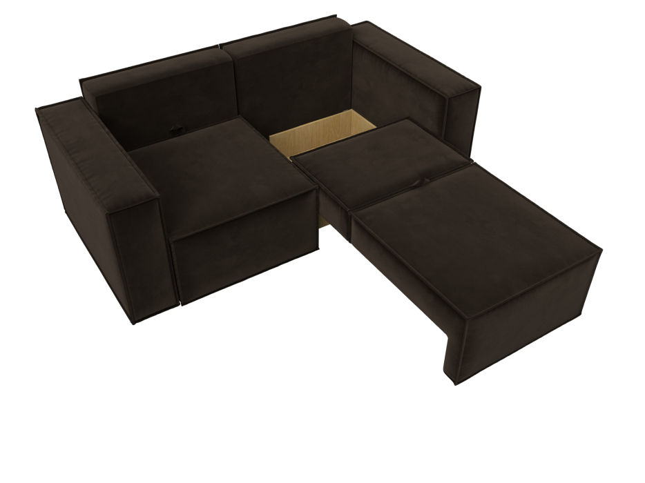 Диваны кровати со спальным местом, Диван прямой Куба мини, микровельвет