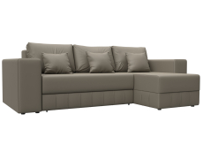 Диваны угловые в гостиную, Диван угловой Лига-076 угол универсальный, экокожа GRIFON